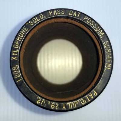 Cylinder Record, Bakelite - Pass Dat Possum - August Schmehl - 1909 - Indestructible 1208 - Folk