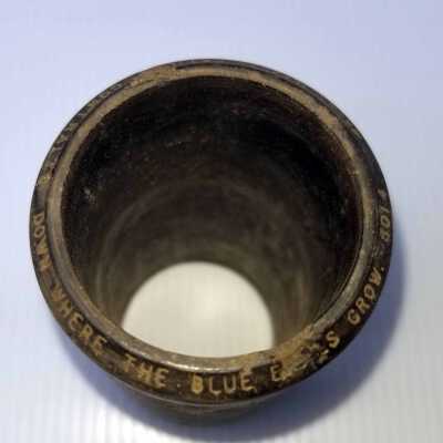 Cylinder Record, Wax - Down where the bluebells grow - Susanne Baker - 1906 - Edison Gold Moulded Record: 8014