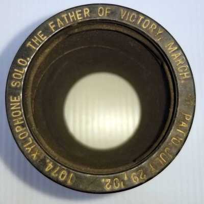 Cylinder Record, Bakelite - The Father Of Victory - August Schmehl - 1909 - Indestructible 1047
