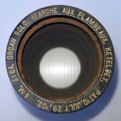 Cylinder Record, Bakelite - March Aux Flambeaux - Ketelbey - 1910 - Indestructible 4M 3164 - Classical
