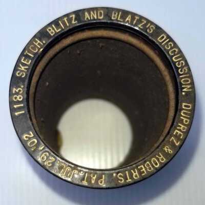 Cylinder Record, Bakelite - Blitz & Blatz's Discussion - Fred Duprez & Bob Roberts - 1909 - Indestructible 1183 - Vaudeville