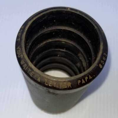 Cylinder Record, Wax - Won't You Write A Letter Papa - Byron G. Harlan - 1903 - Edison 8563