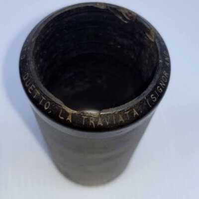 Cylinder Record, Wax - La Traviata - Signor et Signora Resky - 1906 - Edison B 14 - Opera