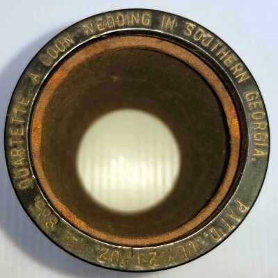 Cylinder Record, Bakelite - A Coon Wedding In Southern Georgia - Peerless Quartette - 1908 - Indestructible 885