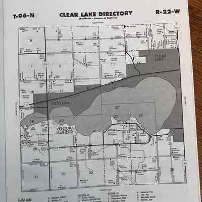 Plat Map showing houses and residents (landowner or renter)