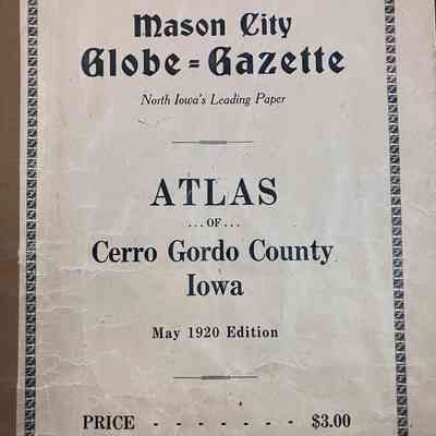 1920 Cerro Gordo County Atlas
