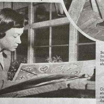 Art work being proofed.: Image: Springfield Sunday Republican, January 10, 1952.