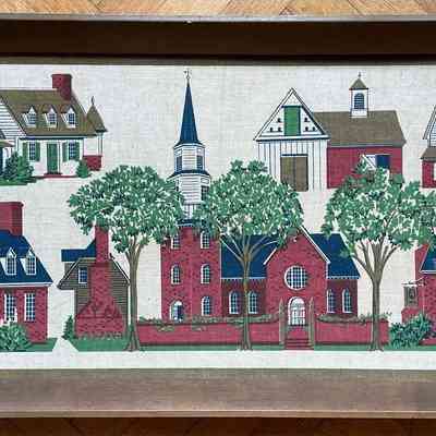 Matching framed print, Williamsburg Street Scene 1330-1.: Collection of Sara Leeper. Image: PKM.