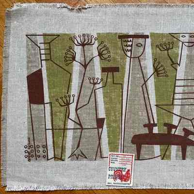 Runner: Craft Horizons, Dill Pots 201, Gray/Green