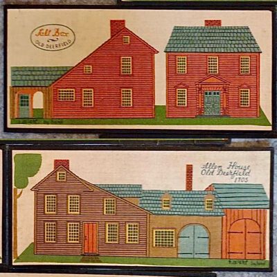 Print: Deerfield Houses 612-18
