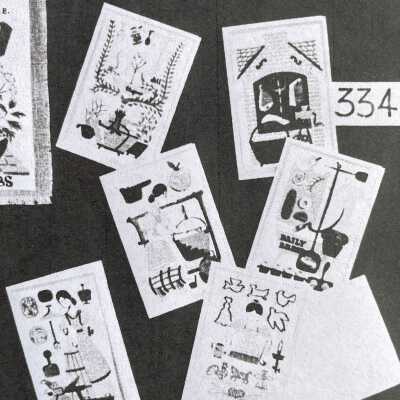 Country Cooking Notes, set of six. Smokehouse (TK) at upper right.: Cropped from image below.