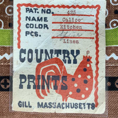 Country Prints product tag.