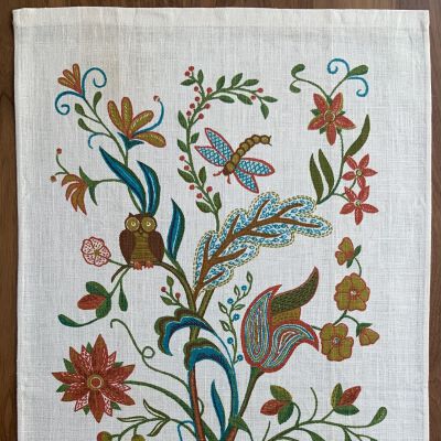 Towel, Wallhanging: Crewel 263