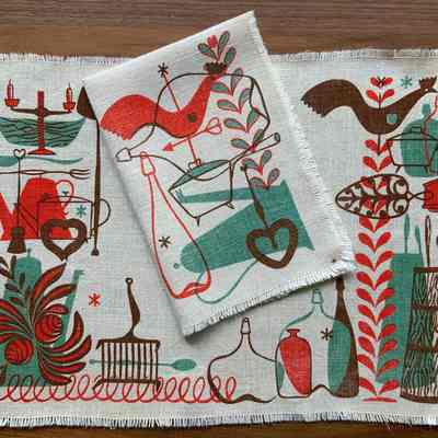 Matching placemat set: Yankee Doodles 112; see “Placemat Sets”.: PKM collection. Image: PKM