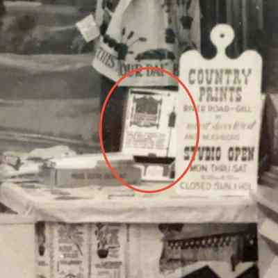 Pack board on display at the c.1963-64 Big East Fair, Springfield MA.: Cropped from image below.