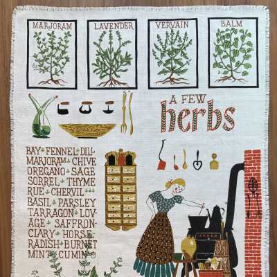 Towel, Wallhanging: A Few Herbs 212