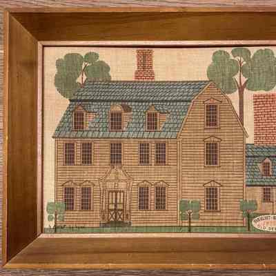 Print: Deerfield Houses, Dwight-Barnard House 912-4