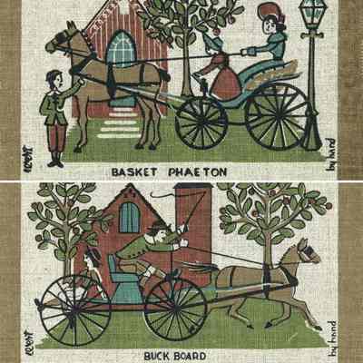 Print: Carriages 57-2 Pair