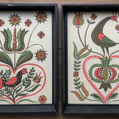 Print: Penn. Dutch 1014-2, Pair