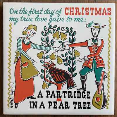 Matching tile: Twelve Days of Christmas 543.: PKM collection.