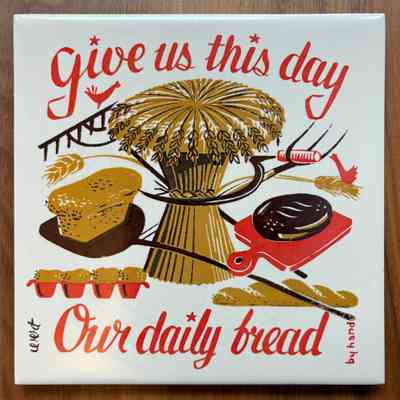 Tile: Daily Bread 511, Red