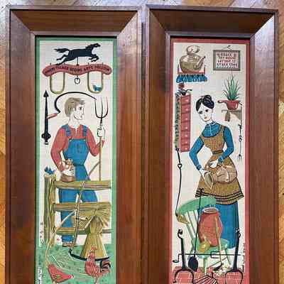 Print: Country Couple (TK) 262 & 263