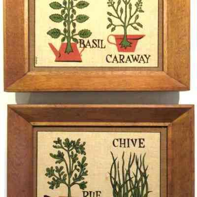 Print: Herbs 97-12 Pair