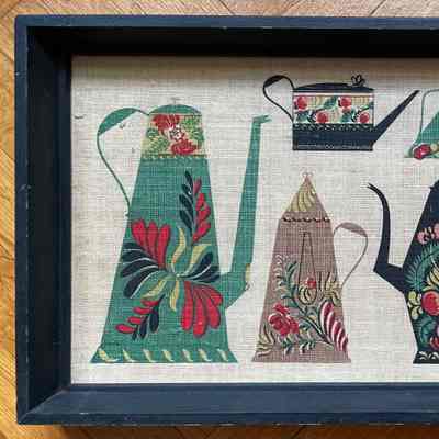 Print: Painted Tin 917-3, Black