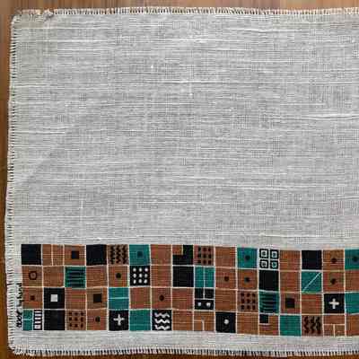 Placemat: Craft Horizons, Mosaic 108, Brown