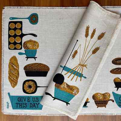 Placemat: Daily Bread 124, Blue