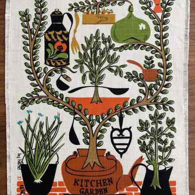 Kitchen Garden Gift Greeting; see “Gift Greetings” entries.: PKM collection. Image: PKM