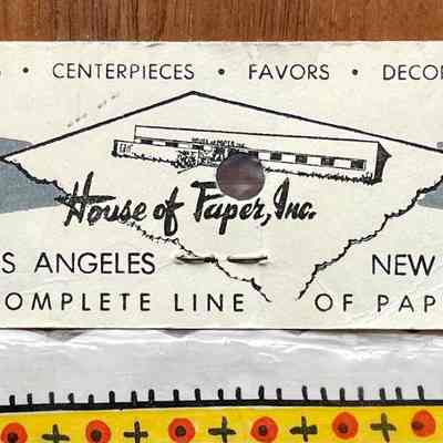 House of Paper label, front.