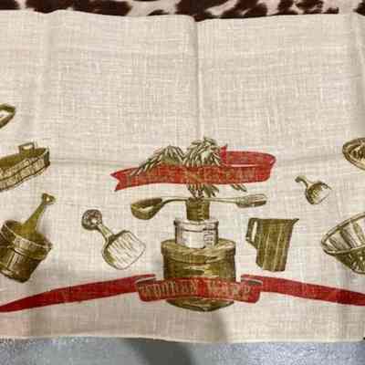 Matching Wooden Ware apron; see “Kitchen Accessories”.: Image: Jean
