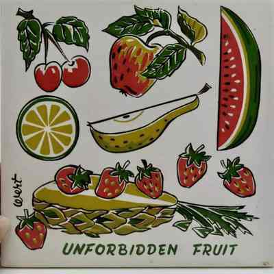 Matching tile: Unforbidden Fruit 527.: Image: wife2apastor, Etsy.com