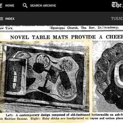 Buttermold 117, left, New York Times, Dec. 27, 1949.: Image: TimesMachine