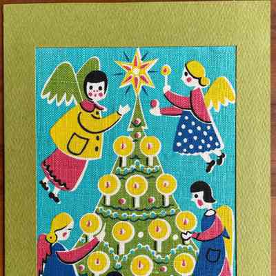 Notecard, Christmas: Plowshares Christmas Greeting 921