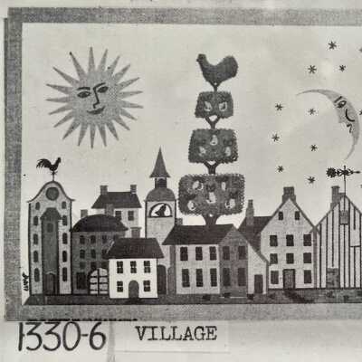 Print: Village 1330-6