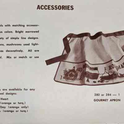 Motif Gourmet accessories: Apron.: Image: Clark Peramo