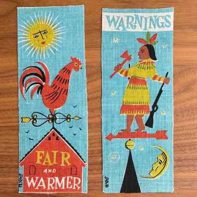 Notecard: Weathervanes (TK), set of 4