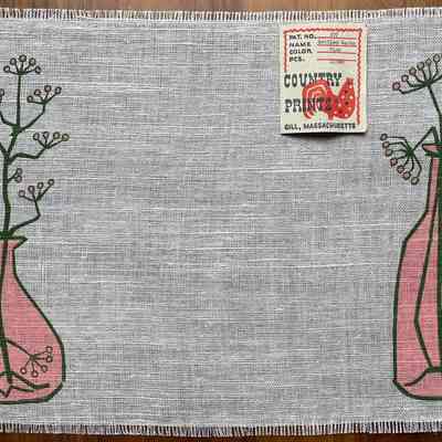 Placemat with Country Prints product tag.