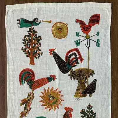 Matching towel/wallhanging: Good Morning 226.: PKM collection. Images: PKM, unless noted.