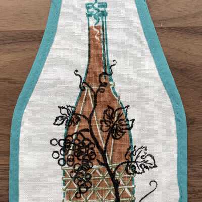 Kitchen, Bottle Cover: Motif Gourmet 280 or 284-7, Turquoise