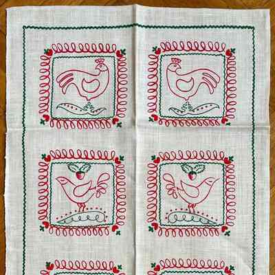 Towel, Wallhanging: Bird 207