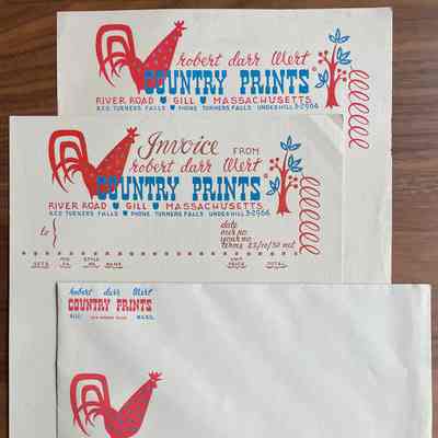 Branding: Country Prints Letterhead, c.1957