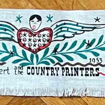 Print, Christmas: 1953 Country Prints Christmas Greeting