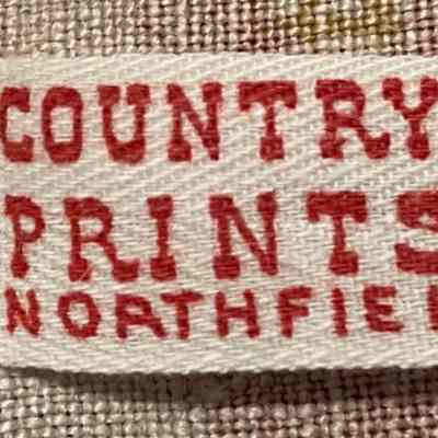 Branding, Packaging: Country Prints Product Tag, Northfield