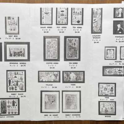 Farm 6x12-4, center, second row from bottom.: From “Country Prints in Frames”, c.1955.