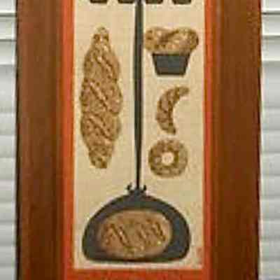 Framed print: Bread, one of pair with Herbs.
