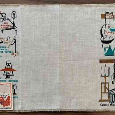 Electro-Motive placemat set commissioned in 1959.: PKM collection. Image: PKM.