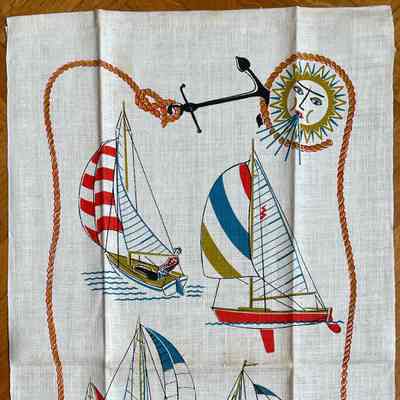 Towel, Wallhanging: Sailing (TK)